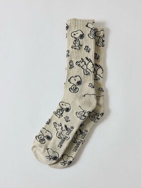 Peanuts Snoopy All Over Print Crew Socks